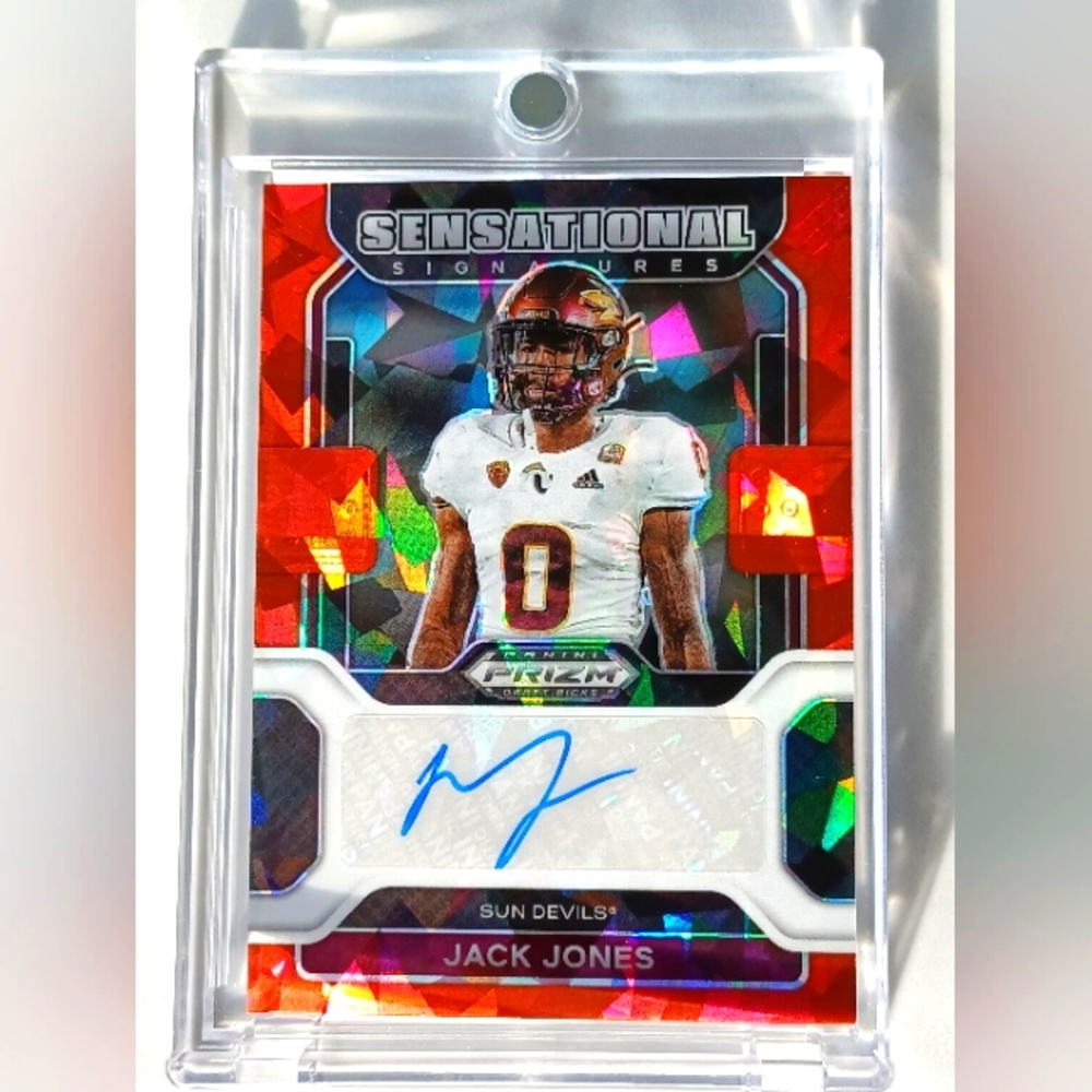 Jack Jones Las Vegas Raiders 2022 prizm auto rookie rc nfl football